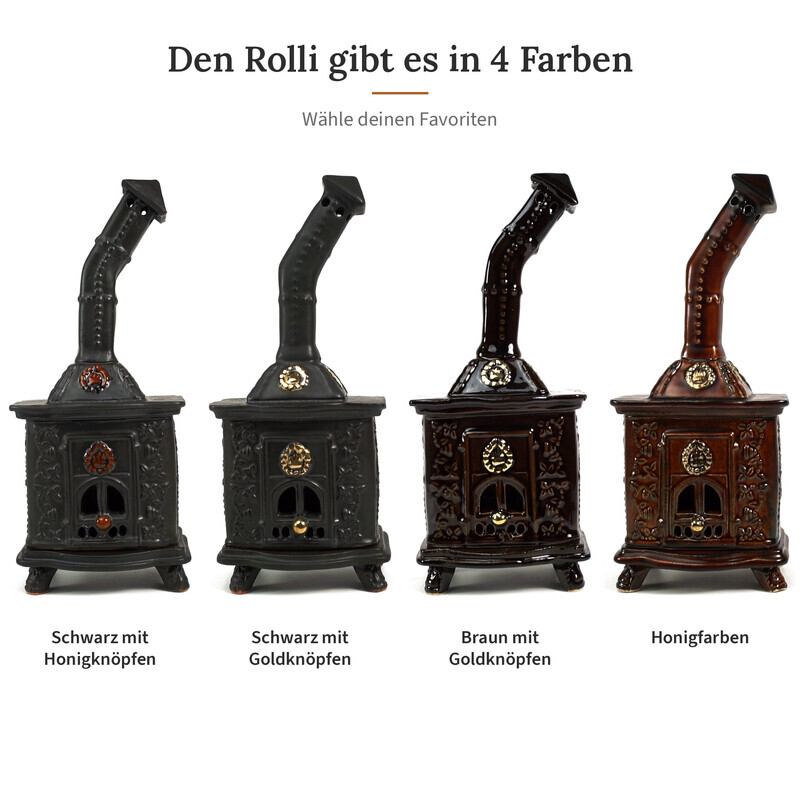 R�ucher�flein Rolli Braun mit Goldenen Kn�pfen