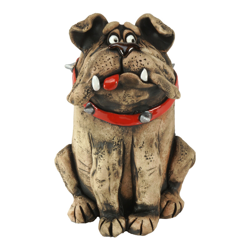Au�enkeramik handgemacht Bulldog Umpf